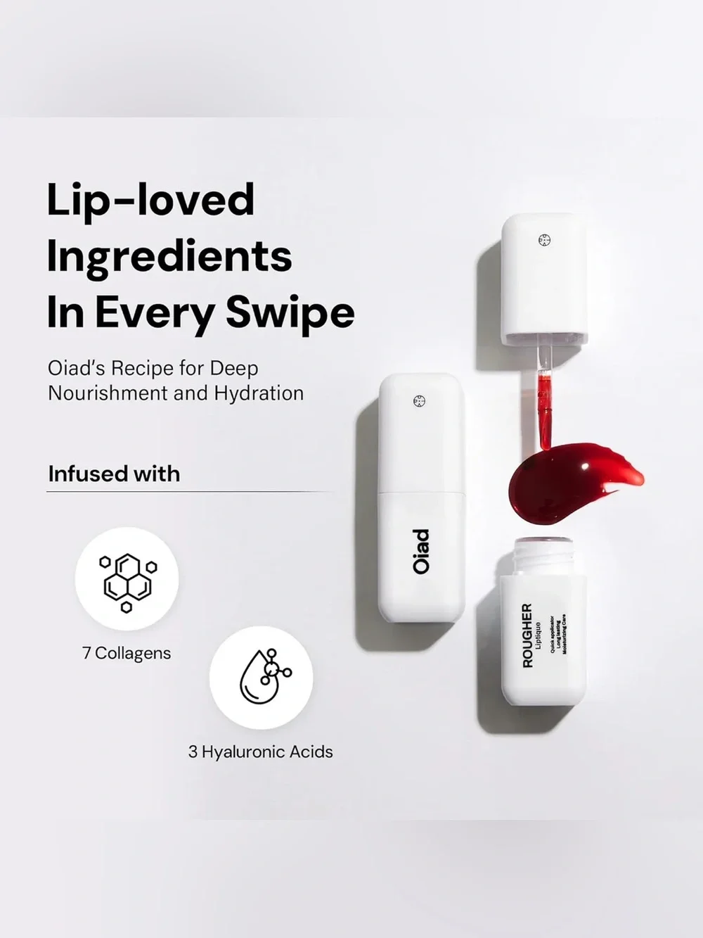 Liptique: 24HR Peel-Off Lip Stain - 001 Rougher
